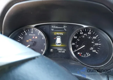 2015 Nissan Rogue Sv z USA, uszkodzony, nr VIN KNMAT2MT2FP558637